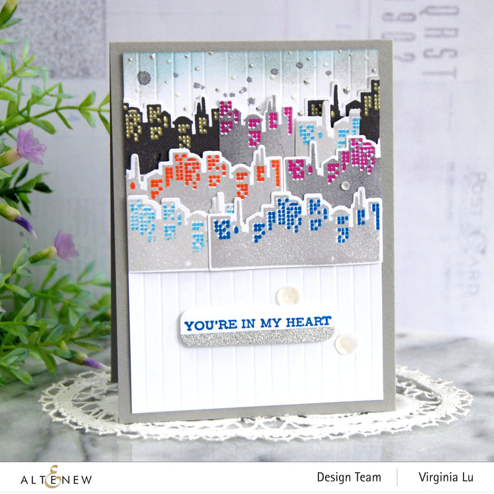 Altenew Mini Delight Mini Delight: Pretty City Stamp & Die Set