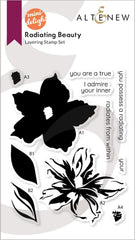 Altenew Mini Delight Mini Delight: Radiating Beauty Stamp & Die Set