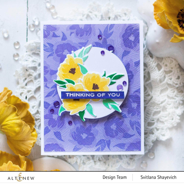Altenew Mini Delight Mini Delight: Smile Blooms Stamp & Die Set