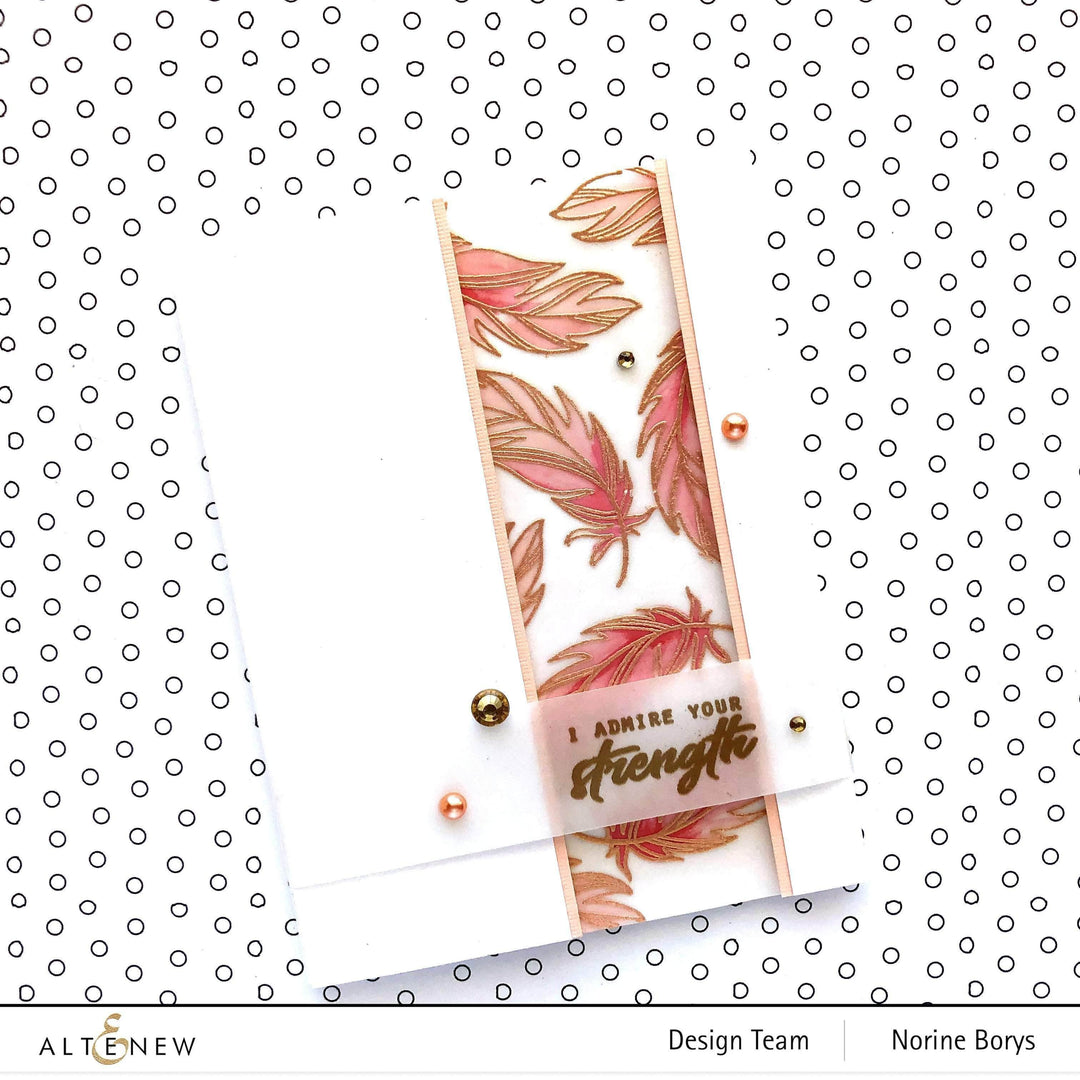 Altenew Mini Delight Mini Delight: Strength Stamp & Die Set