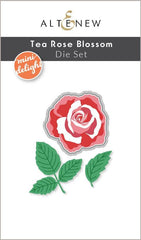 Altenew Mini Delight Mini Delight: Tea Rose Blossom Stamp & Die Set