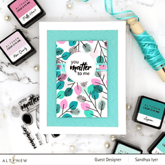 Altenew Mini Delight Mini Delight: Tiny Foliage Stamp & Die Set