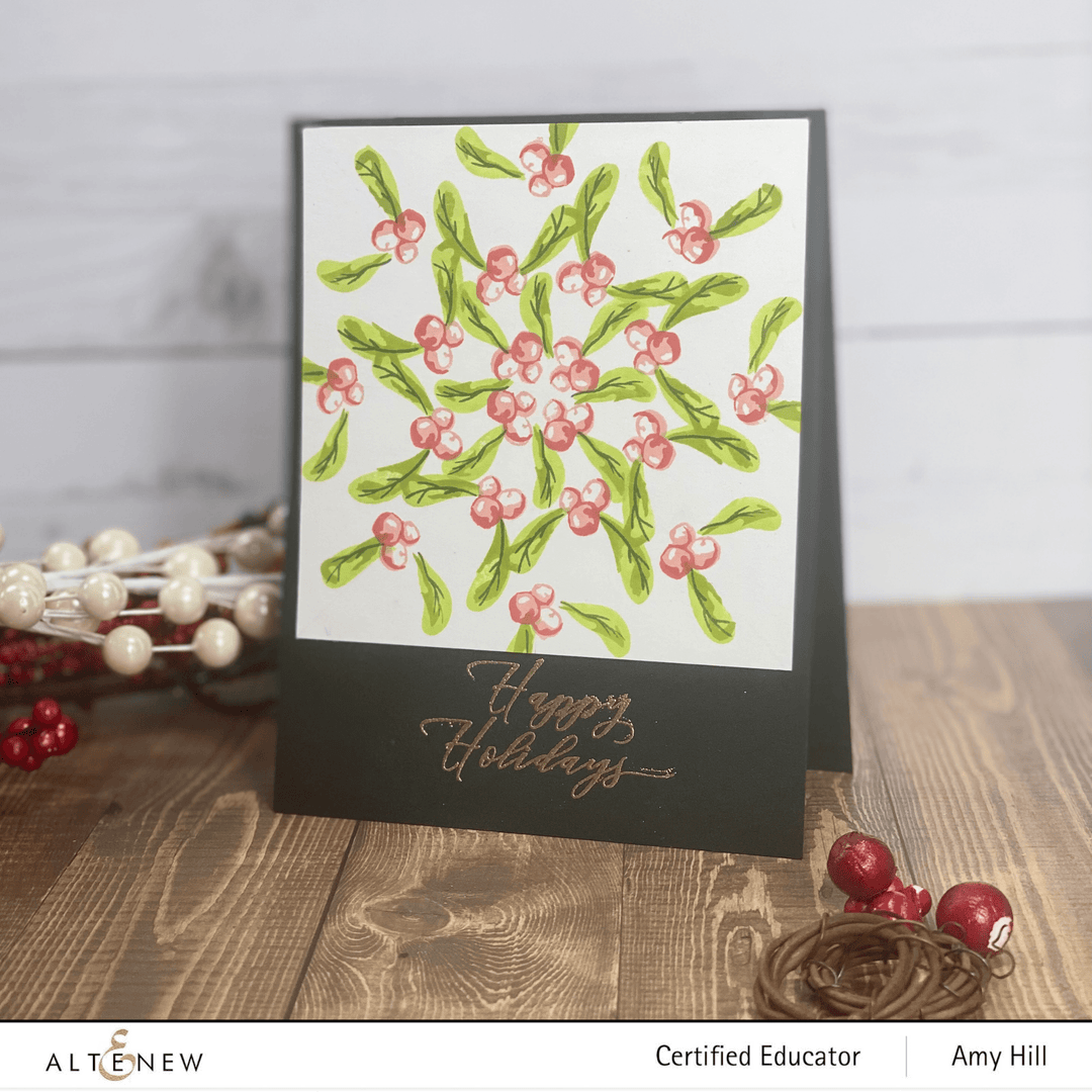 Altenew Mini Delight Mini Delight: Very Berry Stamp & Die Set