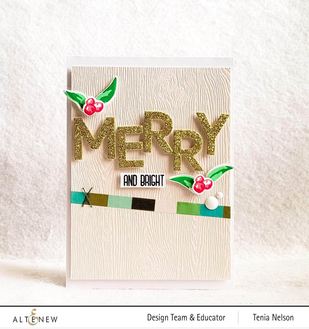 Altenew Mini Delight Mini Delight: Very Berry Stamp & Die Set