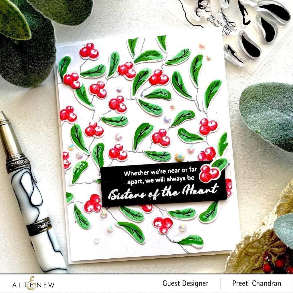 Altenew Mini Delight Mini Delight: Very Berry Stamp & Die Set