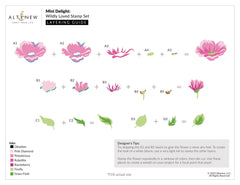 Altenew Mini Delight Mini Delight: Wildly Loved Stamp & Die Set