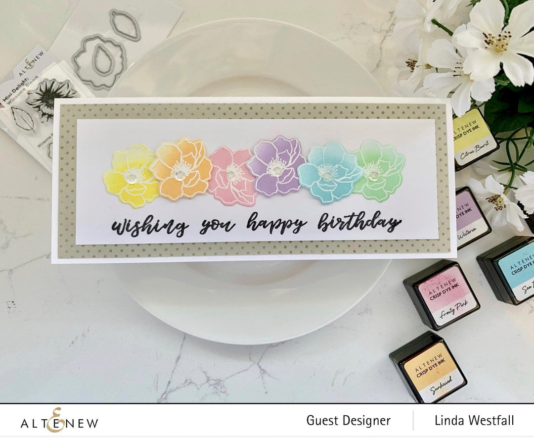 Altenew Mini Delight Mini Delight: Winsome Bloom Stamp & Die Set