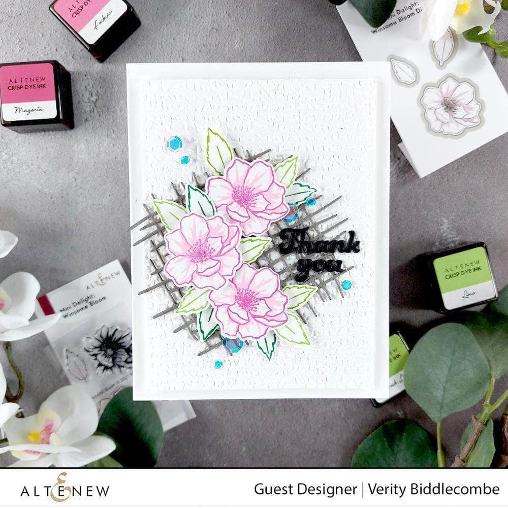 Altenew Mini Delight Mini Delight: Winsome Bloom Stamp & Die Set