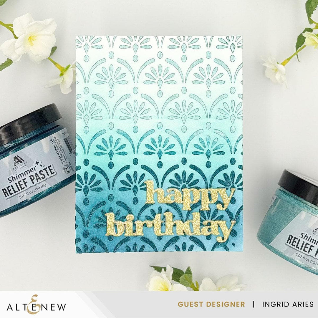 Gilded Elegance Shimmer Relief Paste Bundle