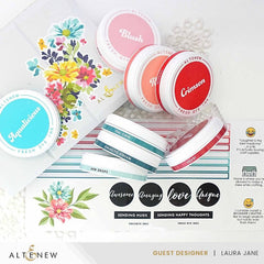 Round Ink Pads Label Set - ChromaBloom Delights Fresh Dye Ink Bundle