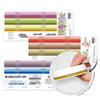 Round Ink Pads Label Set - Kaleidoscope of Colors Fresh Dye Ink Bundle