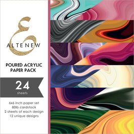 Photocentric Pattern Paper Poured Acrylic 6x6 Paper Pack