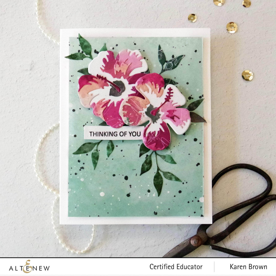 Pexzuh Printing Pattern Paper Wildflower Paper Crafting Collection 12x12 Paper Pack