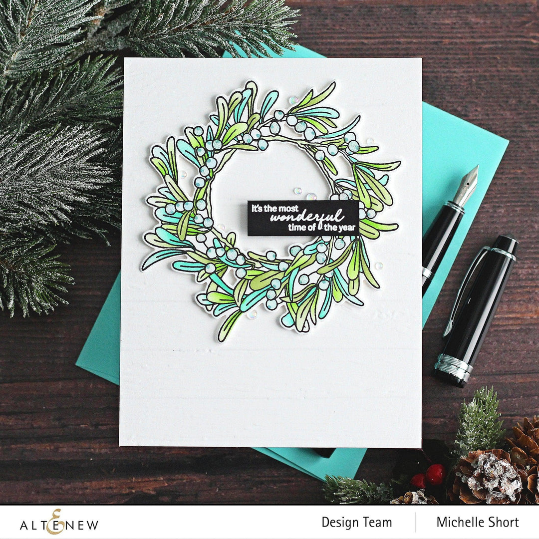 Altenew Release Bundle Mistletoe Wreath Complete Product Bundle
