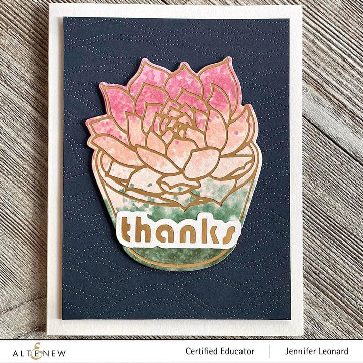 Altenew Spark Joy Spark Joy: Potted Succulent