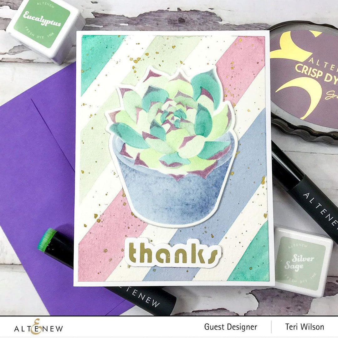 Altenew Spark Joy Spark Joy: Potted Succulent