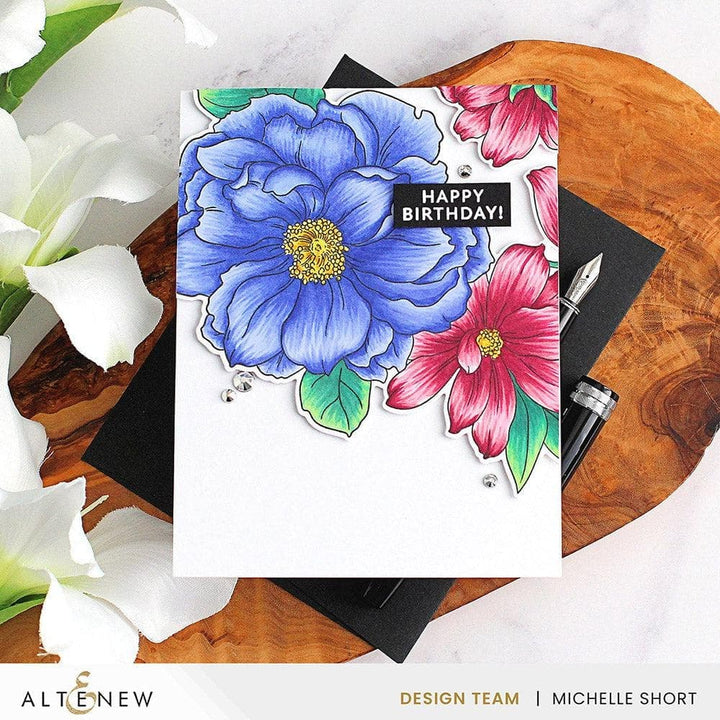 Artist Alcohol Markers Set L & Sweet Jasmine Stamp Set Bundle