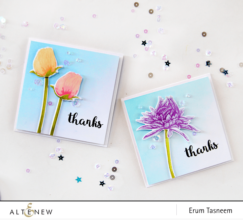 Altenew Stamp Bundle Best Buds & Budding Thanks Stamp Bundle