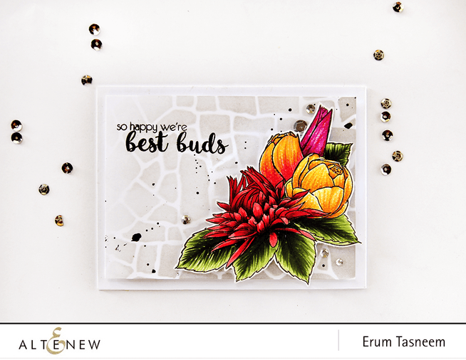 Altenew Stamp Bundle Best Buds & Budding Thanks Stamp Bundle