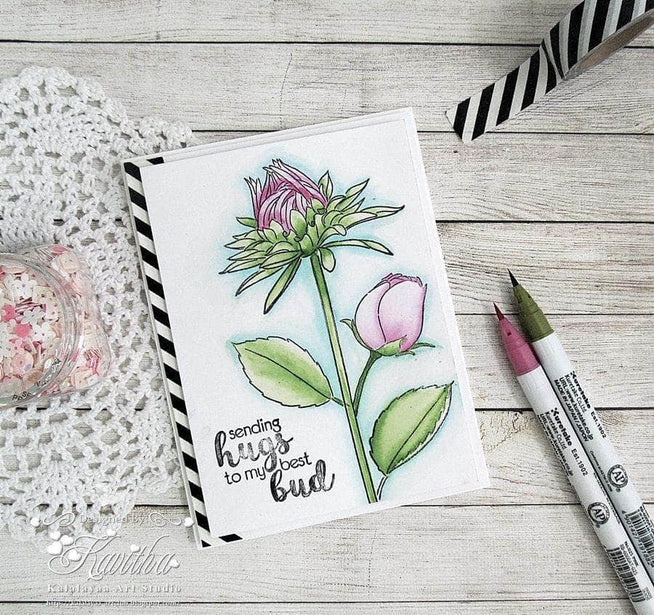 Altenew Stamp Bundle Best Buds & Budding Thanks Stamp Bundle
