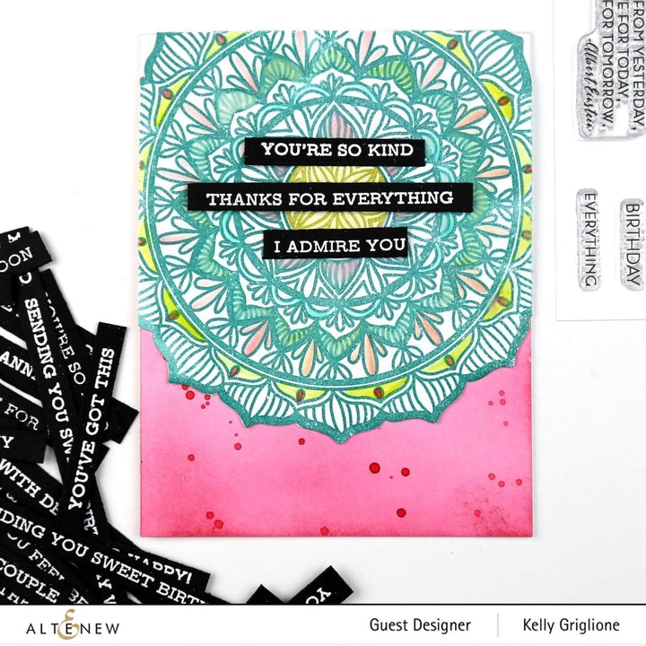 Altenew Stamp Bundle Sentiment Strips Stamp Set Bundle