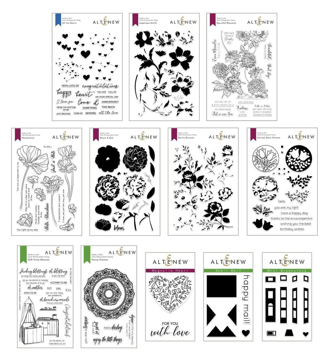 Altenew Stamp Bundle Amazing Astrology Stamp Bundle