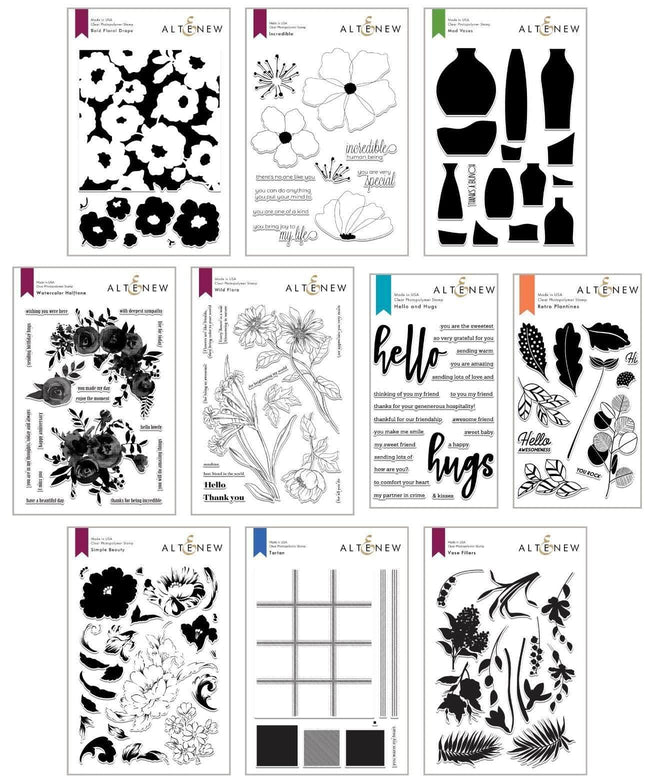 Altenew Stamp Bundle Nature's Beauty Stamp Bundle
