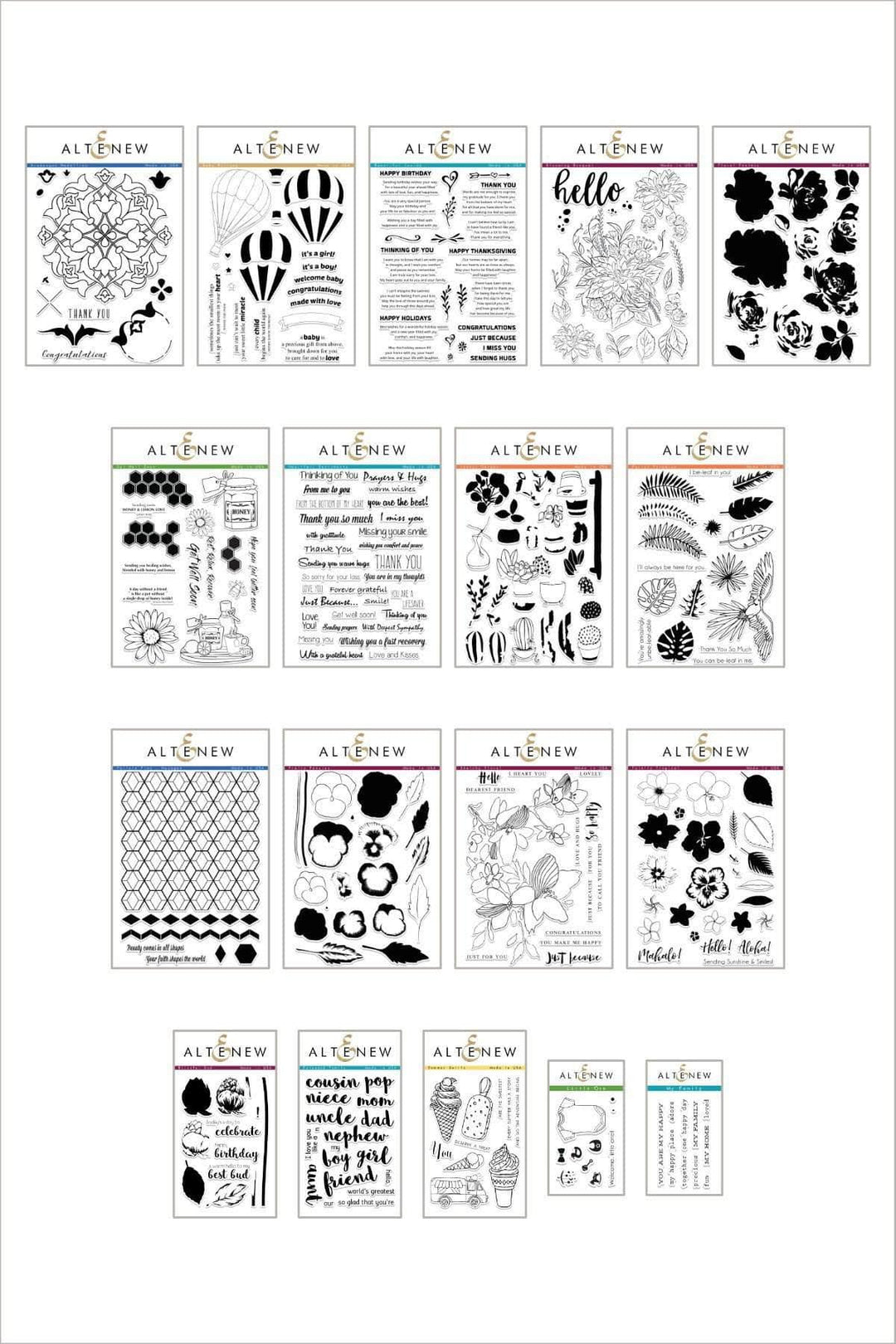 Altenew Stamp Bundle Summertime Smiles Stamp Bundle