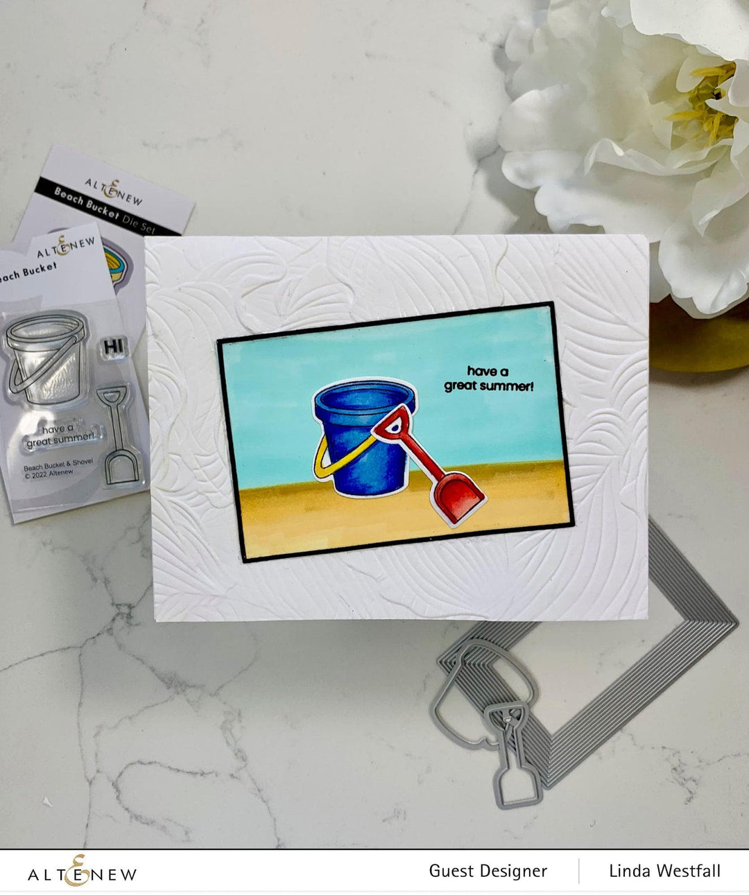 Altenew Stamp & Die Bundle Beach Bucket Stamp & Die Bundle
