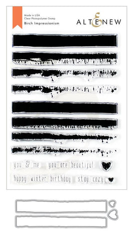 Altenew Stamp & Die Bundle Birch Impressionism Stamp & Die Bundle