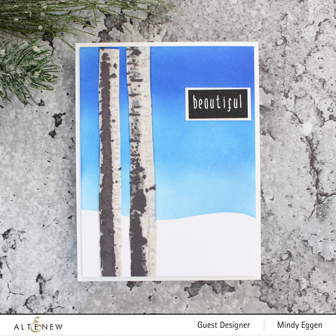 Altenew Stamp & Die Bundle Birch Impressionism Stamp & Die Bundle