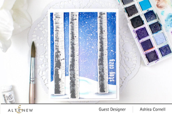 Altenew Stamp & Die Bundle Birch Impressionism Stamp & Die Bundle