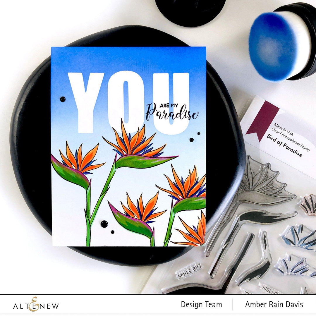 Altenew Stamp & Die Bundle Bird of Paradise Stamp & Die Bundle