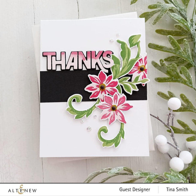 Altenew Stamp & Die Bundle Blissful Blossoms Stamp & Die Bundle