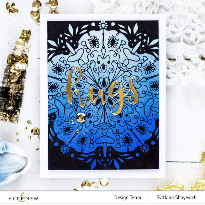Altenew Stamp & Die Bundle Blooming Mandalas Stamp & Die Bundle
