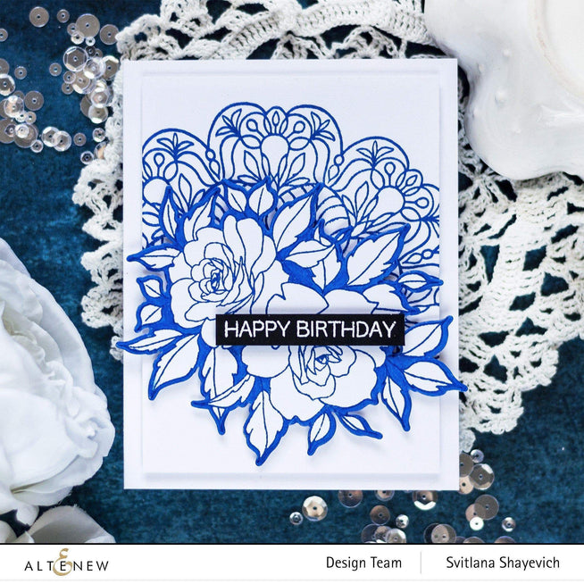 Altenew Stamp & Die Bundle Blooming Mandalas Stamp & Die Bundle