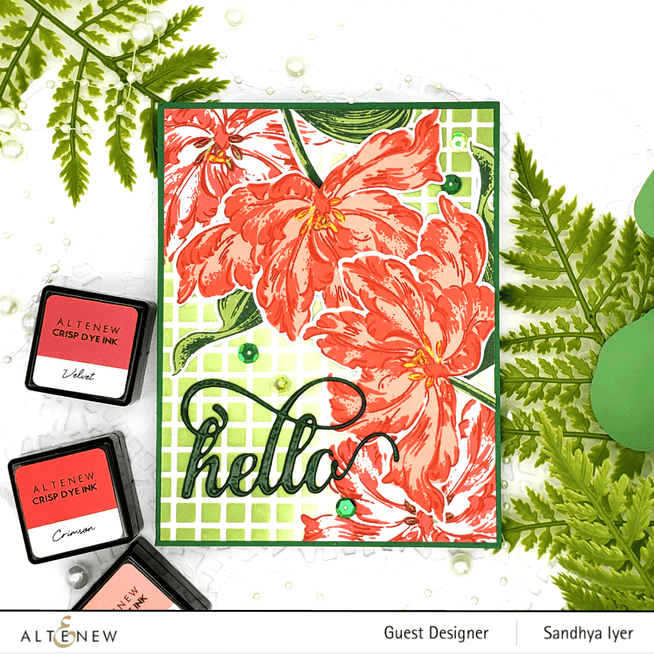 Altenew Stamp & Die Bundle Blooming Tulips Stamp & Die Bundle