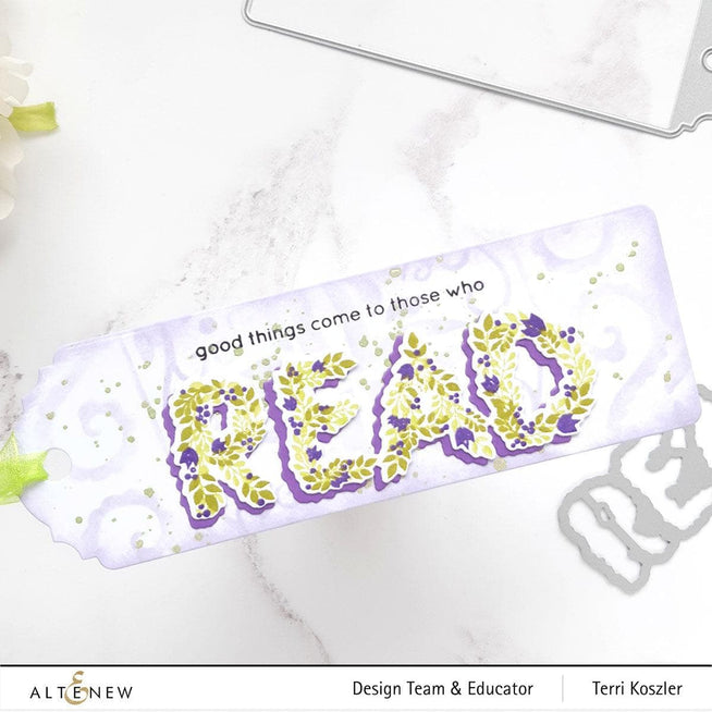 Altenew Stamp & Die Bundle Botanical Bookmark Stamp & Die Bundle