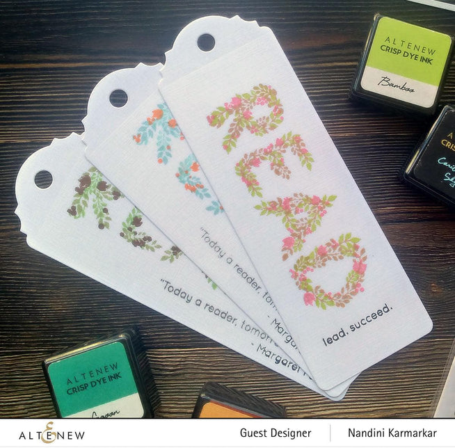 Altenew Stamp & Die Bundle Botanical Bookmark Stamp & Die Bundle