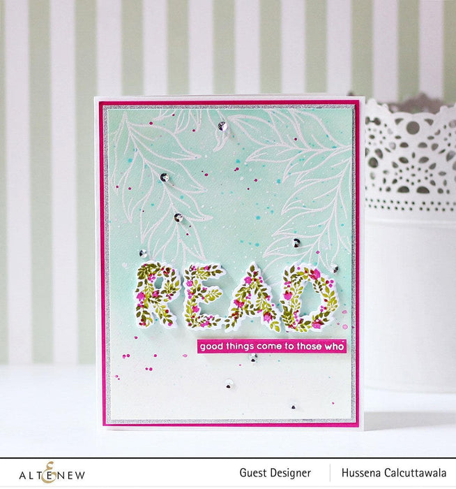 Altenew Stamp & Die Bundle Botanical Bookmark Stamp & Die Bundle