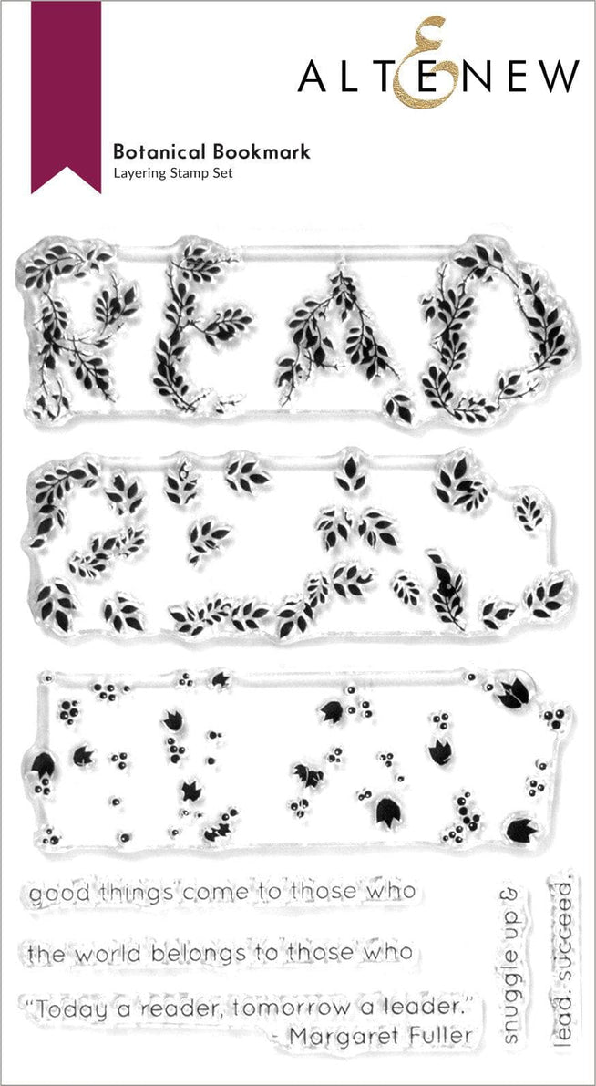 Altenew Stamp & Die Bundle Botanical Bookmark Stamp & Die Bundle