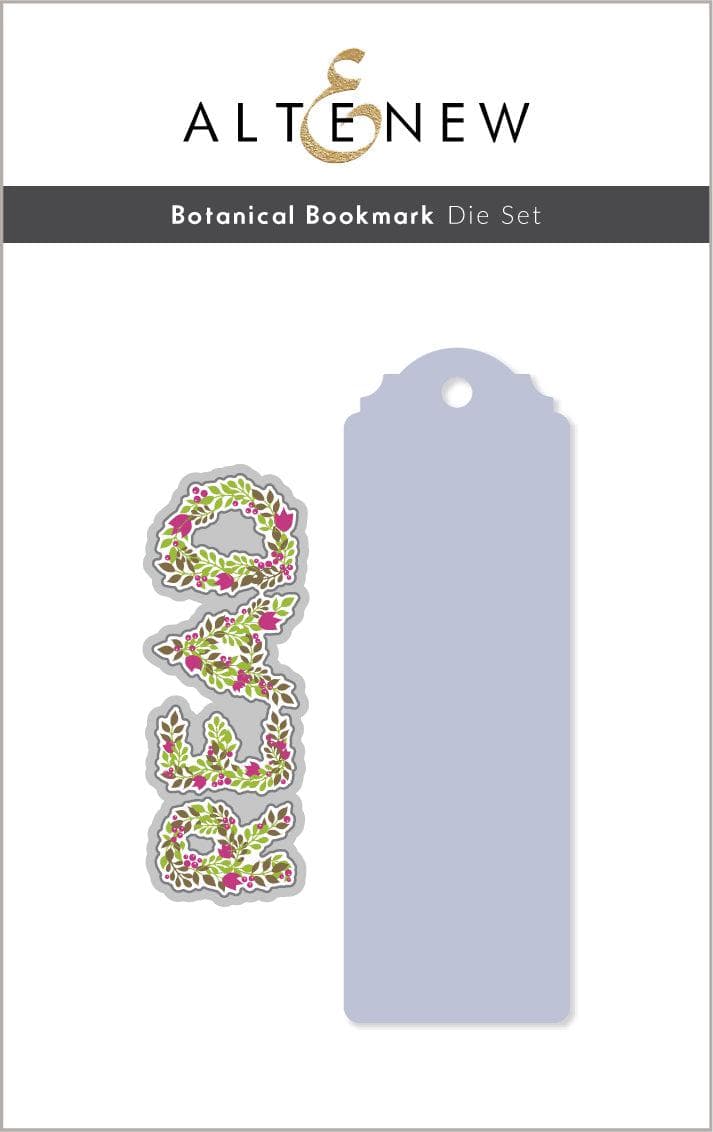 Altenew Stamp & Die Bundle Botanical Bookmark Stamp & Die Bundle