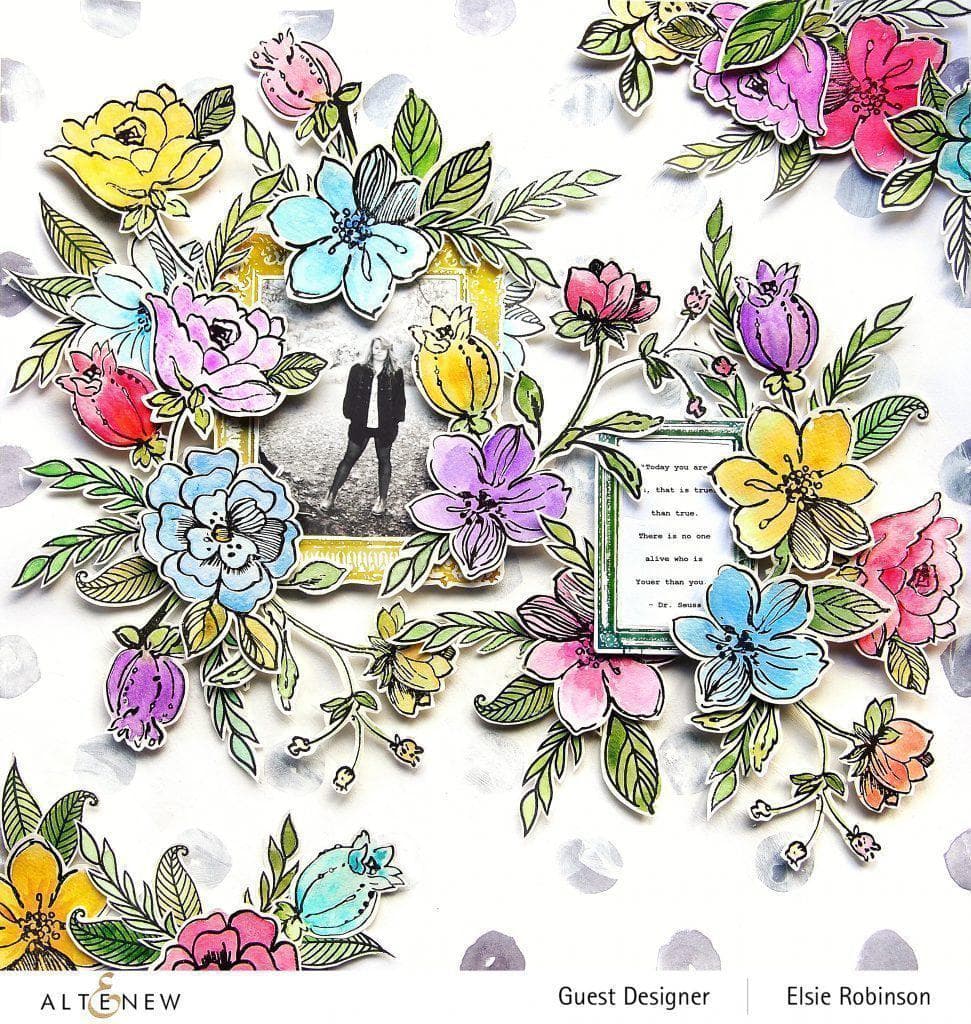 Altenew Stamp & Die Bundle Botanical Garden Stamp & Die Bundle