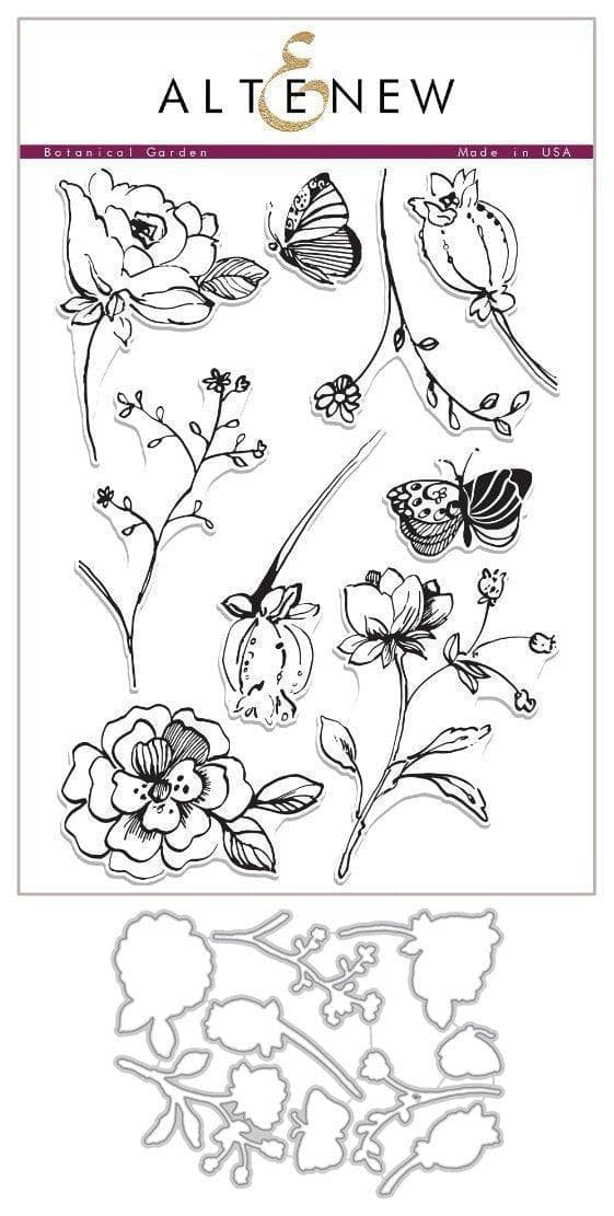 Altenew Stamp & Die Bundle Botanical Garden Stamp & Die Bundle