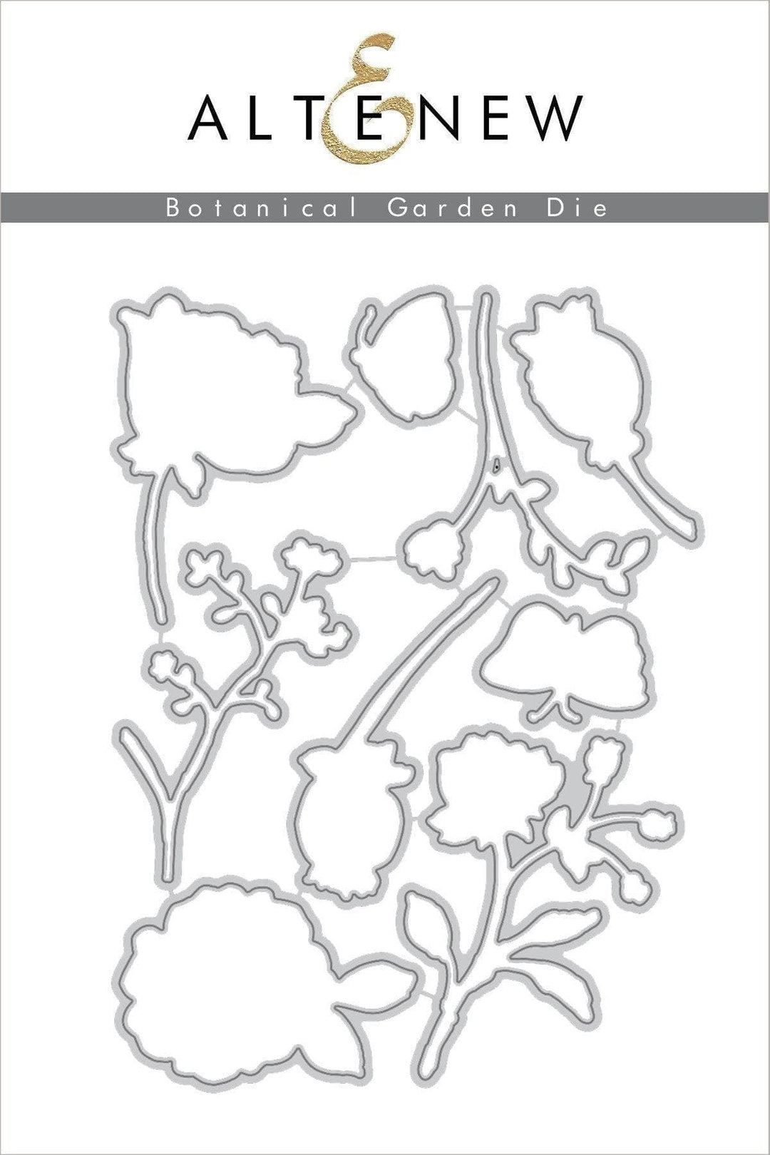 Altenew Stamp & Die Bundle Botanical Garden Stamp & Die Bundle
