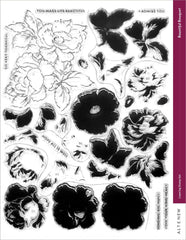 Altenew Stamp & Die Bundle Bountiful Bouquet Stamp & Die Bundle