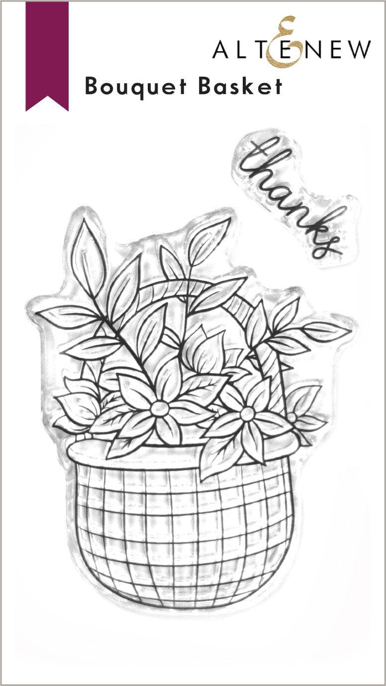 Altenew Stamp & Die Bundle Bouquet Basket Stamp & Die Bundle