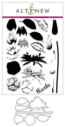 Altenew Stamp & Die Bundle Budding Thanks Stamp & Die Bundle