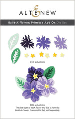 Altenew Stamp & Die Bundle Build-A-Flower: Primrose & Add-On Layering Die Bundle