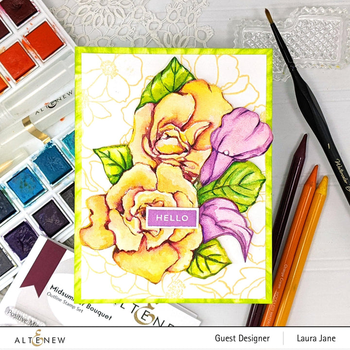 Altenew Stamp & Die Bundle Castle Garden Stamp & Die Bundle